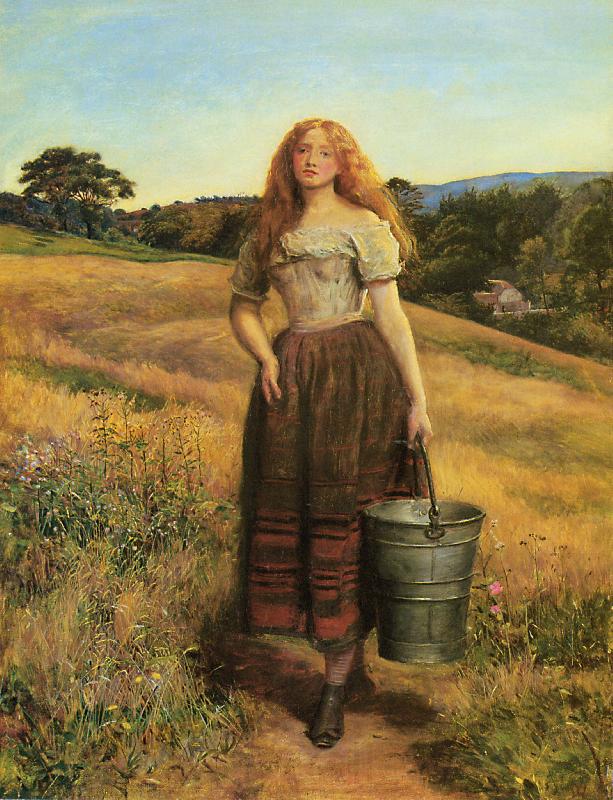 Sir John Everett Millais The Farmers Daughter France oil painting art